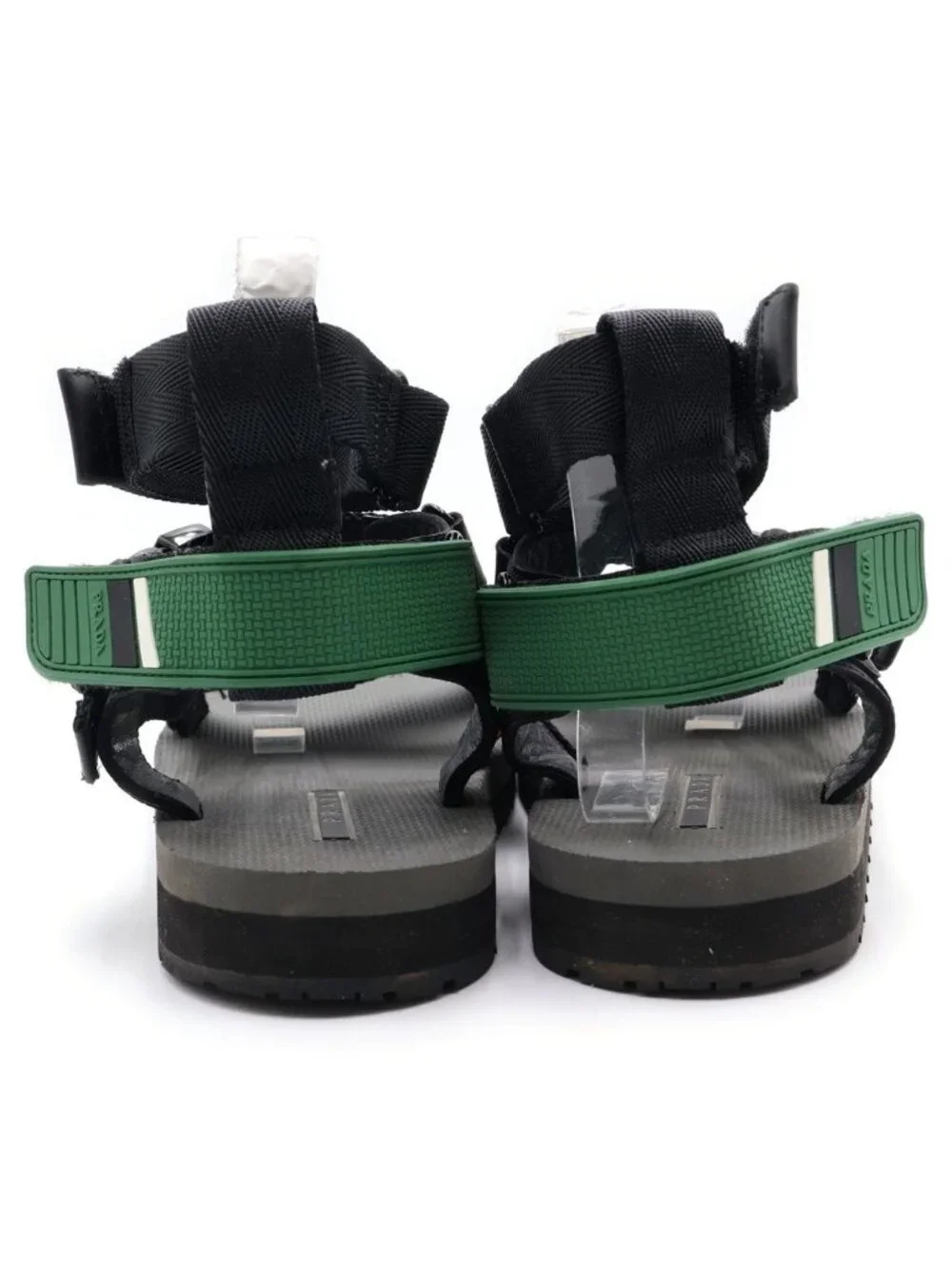 Prada Belt Sports Sandals Black